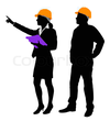 People working